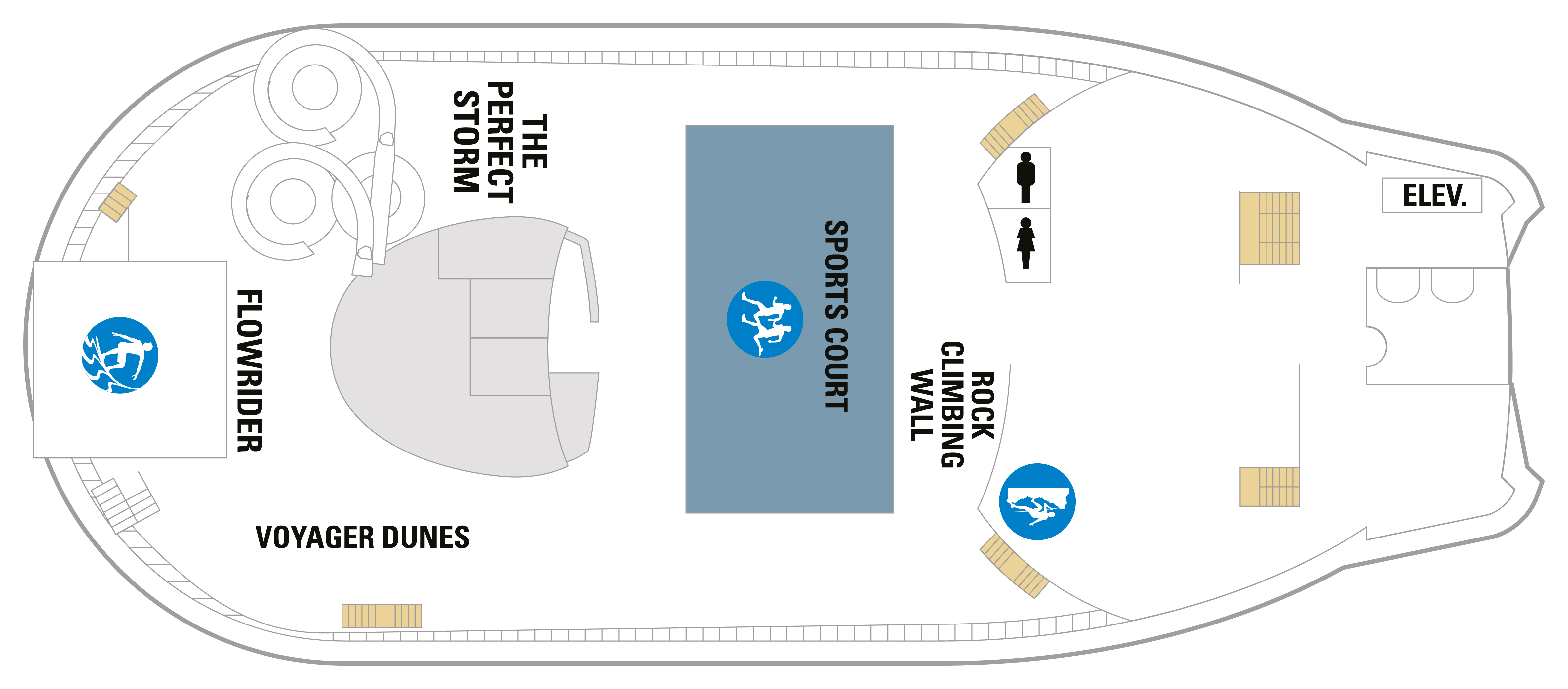 Royal Caribbean Deck plan Voyager of the Seas-DECK13.png